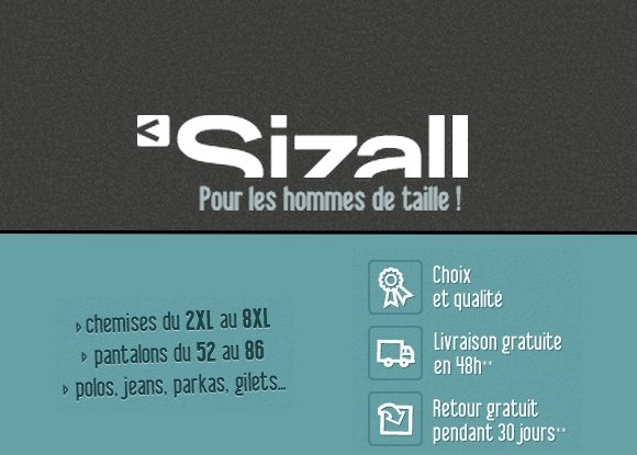 Code Promo Sizall : Offre découverte !