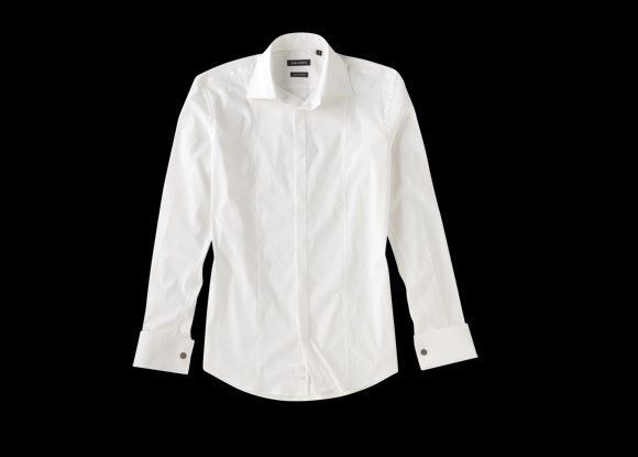 Chemise homme blanche poignet mousquetaire