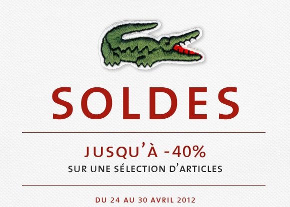 Soldes Lacoste