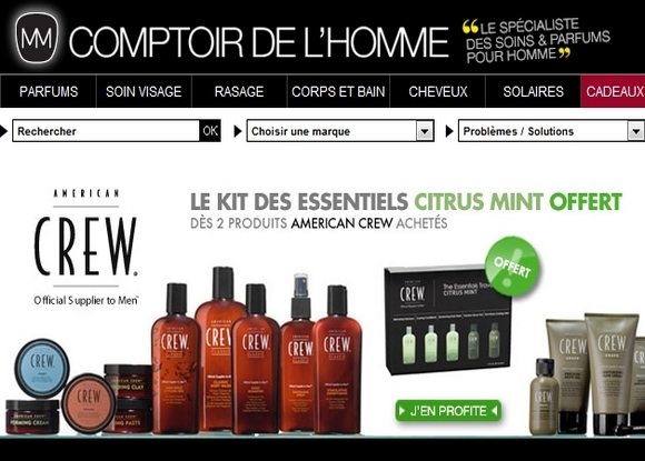 Bien démarrer l’année avec les soins Comptoir de l’Homme