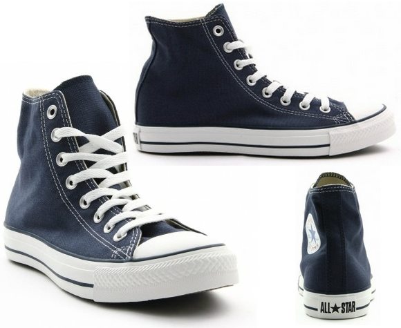 Basket Converse All Star en toile bleu marine