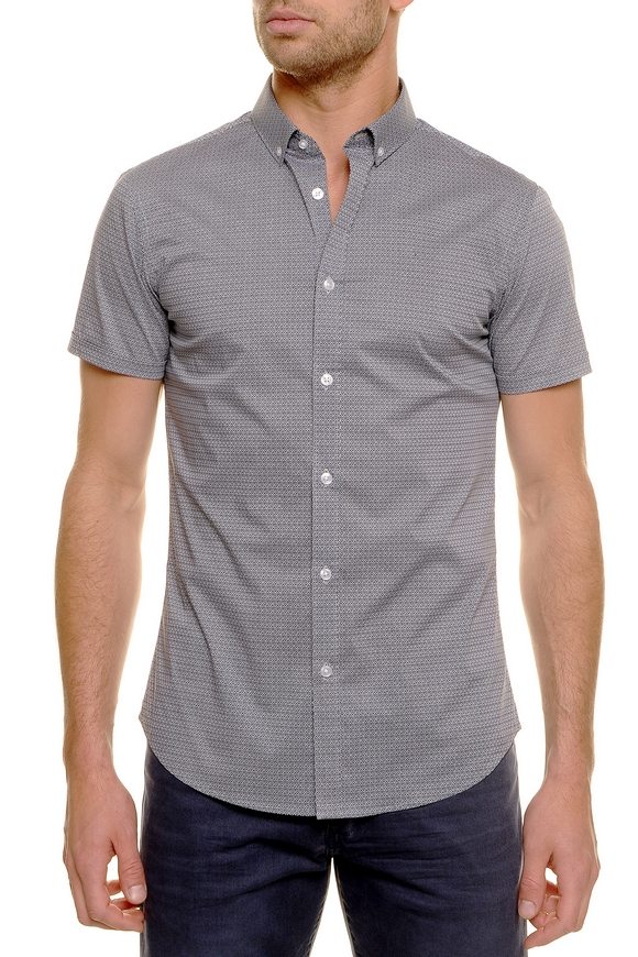 Chemise homme manches courtes coupe extra slim