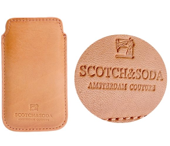 Etui Iphone en cuir Scotch & Soda