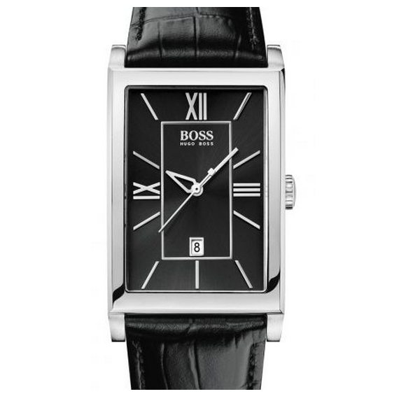 Montre homme Hugo Boss Noire Bracelet Cuir 1512385