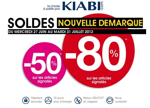 Soldes Kiabi Été 2012