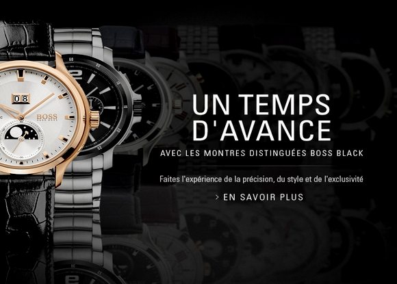 Nouvelles Collections de Montres Hugo Boss Black