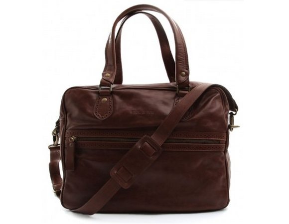 Sac ordinateur Marron Phenix Paul & Joe