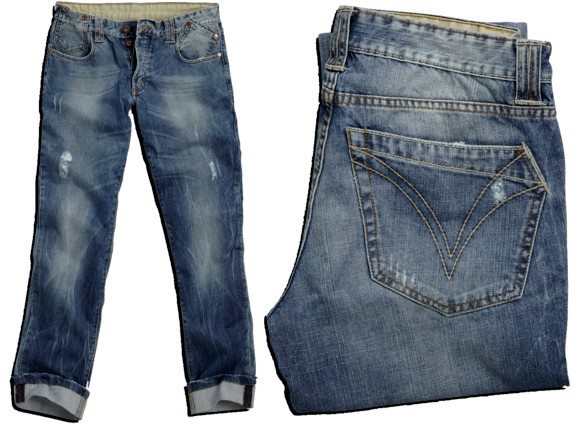 Jean Homme Bleu Slim Devred