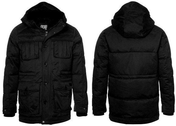 Parka Noire homme Jack & Jones - Manteau hiver