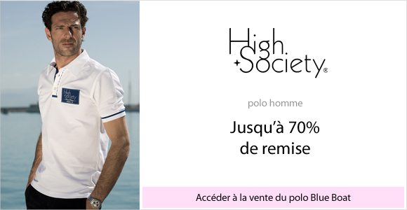 Polo High Society Bleu Blue Boat