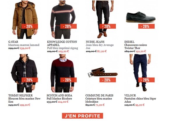 Vêtements pour hommes