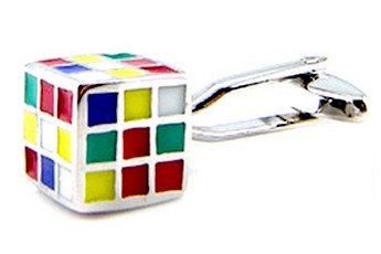 Boutons de manchette Jeu Rubik's Cube