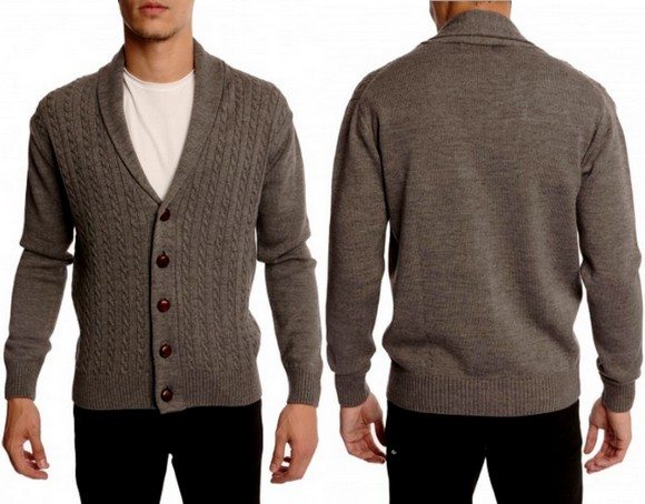 Cardigan en laine pour homme Menlook Label