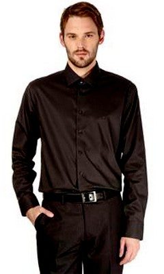 Chemise noire Calvin Klein