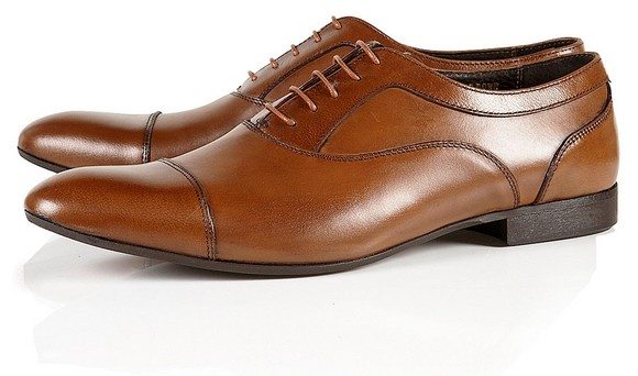 Chaussures en cuir marrron