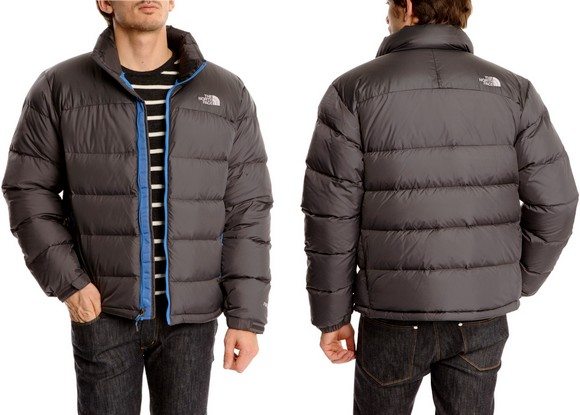 Doudoune North Face grise