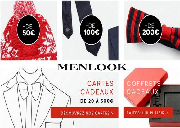 Code Promo Menlook Décembre 2012