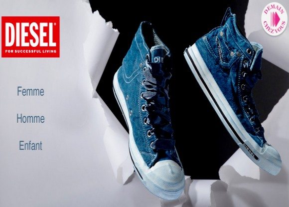 Vente Privée de Chaussures Diesel