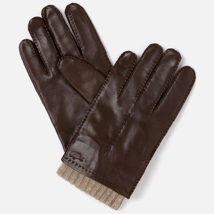 Gants cuir et cachemire Lacoste