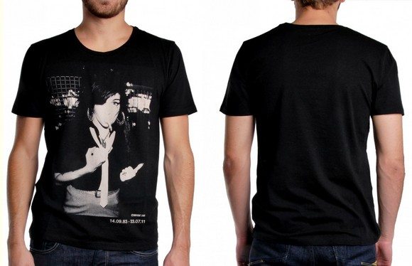 T-shirt noir Amy Winehouse