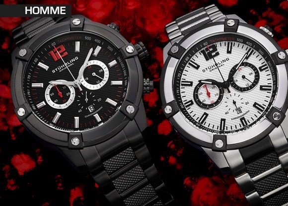 Vente Privée de Montres Stuhrling Homme et Femme