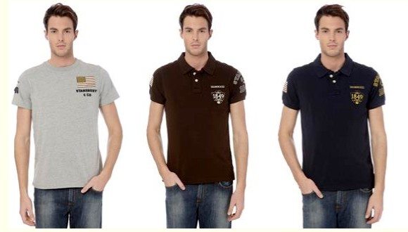 Tshirt polo homme