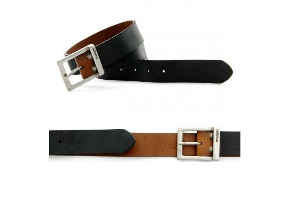 Ceinture réversible noire et marron Wrangler