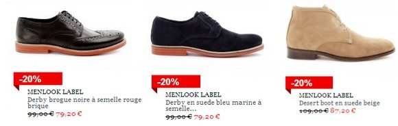 Chaussures Menlook Label