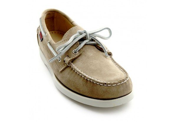 Chaussures bateaux beiges Sebago Docksides