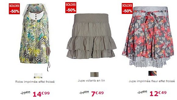 Jupes Robes pour femmes Kiabi pas chers