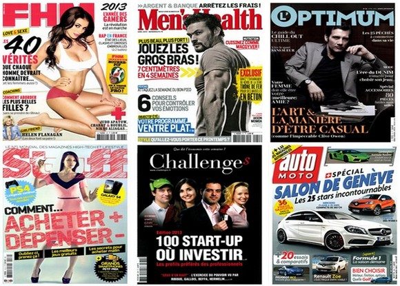 Vente Privée de Magazines pour hommes