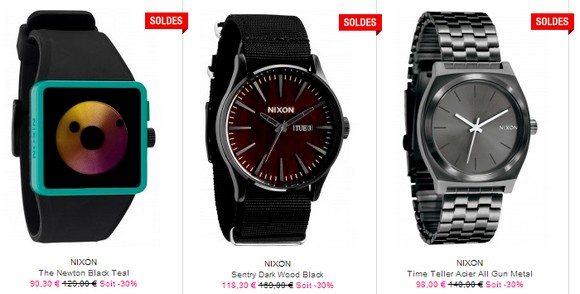 Montres Nixon en soldes