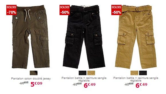 Pantalons Garçon enfant Kiabi pas chers