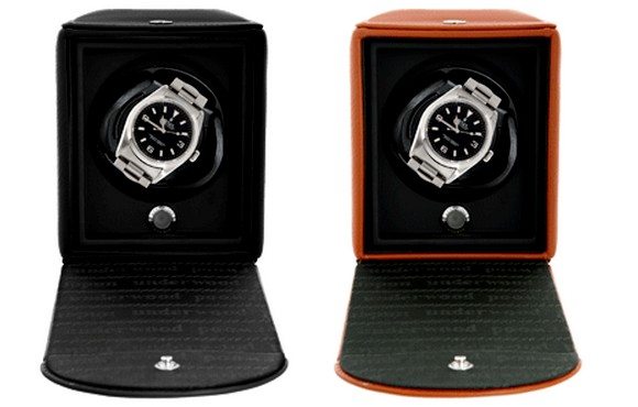 Boitier en cuir Underwood pour montre de luxe