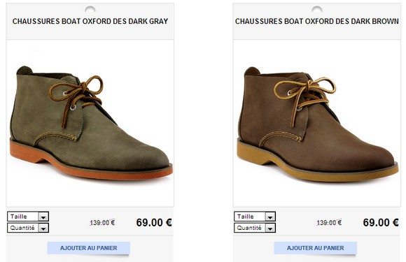 Chaussures de ville montantes