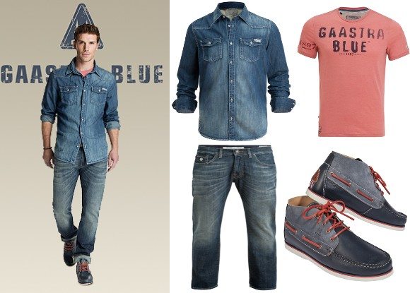 Look homme en jean Gaastra