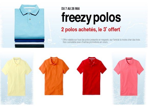 Les Freezy Polos by Celio