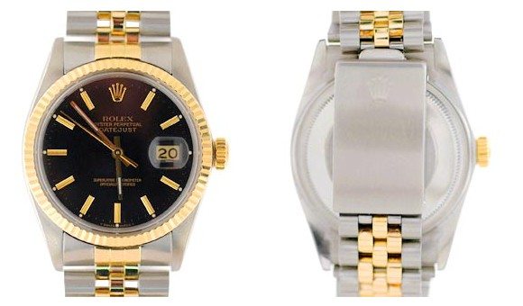 Rolex Datejust 1980 Or Acier