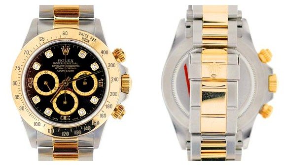 Rolex Daytona 1995 Or Acier Diamant