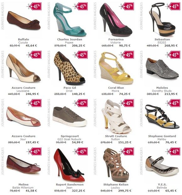 Chaussure femme en promo