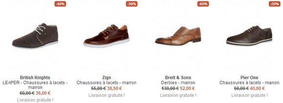 Chaussures en soldes