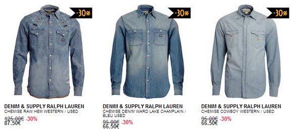 Chemise en jean Ralph Lauren