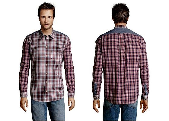 Chemise homme à carreaux Façonnable