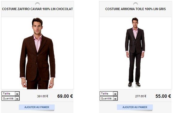 Costume homme sombre