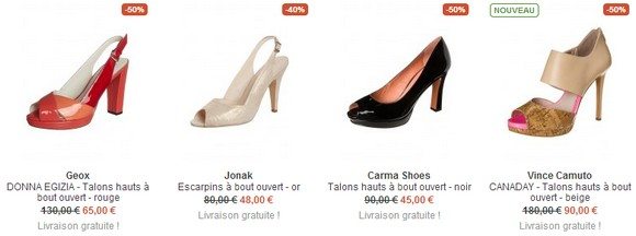 Escarpins en soldes