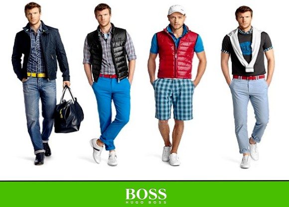 Looks homme Hugo Boss Green