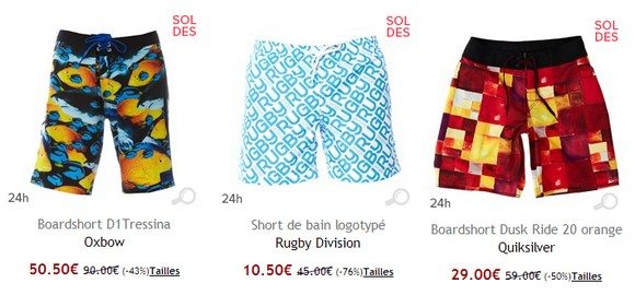 Maillot de bain en soldes