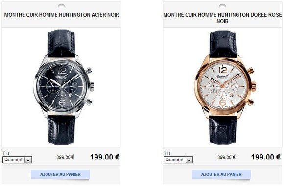 Montre Ingersoll en cuir