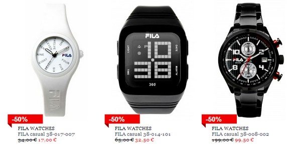 Montres Fila pas cher