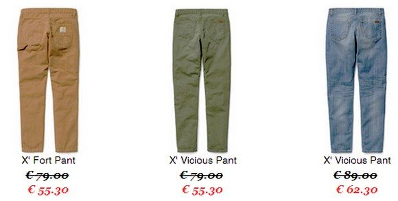 Pantalon Carhartt femme